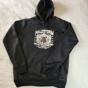 Halestorm Black Hoodie With i Like It Heavy Graphic Size Medium